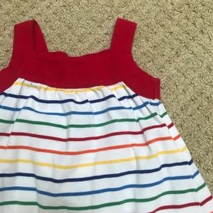Hanna Andersson Rainbow Tank Dress with Bloomers